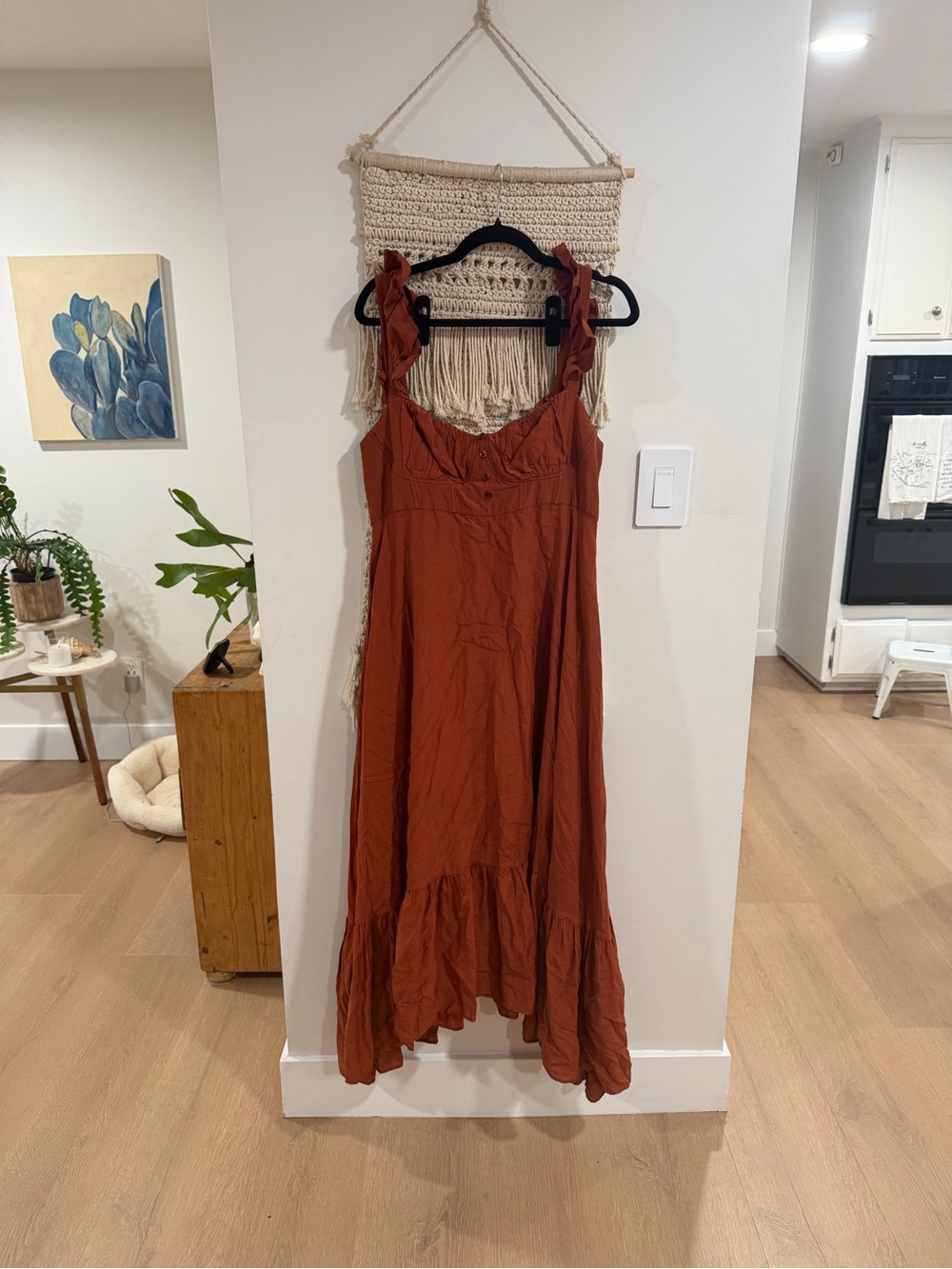 FARM Rio Ruffle Strap Maxi Dress - Picture 4 of 10